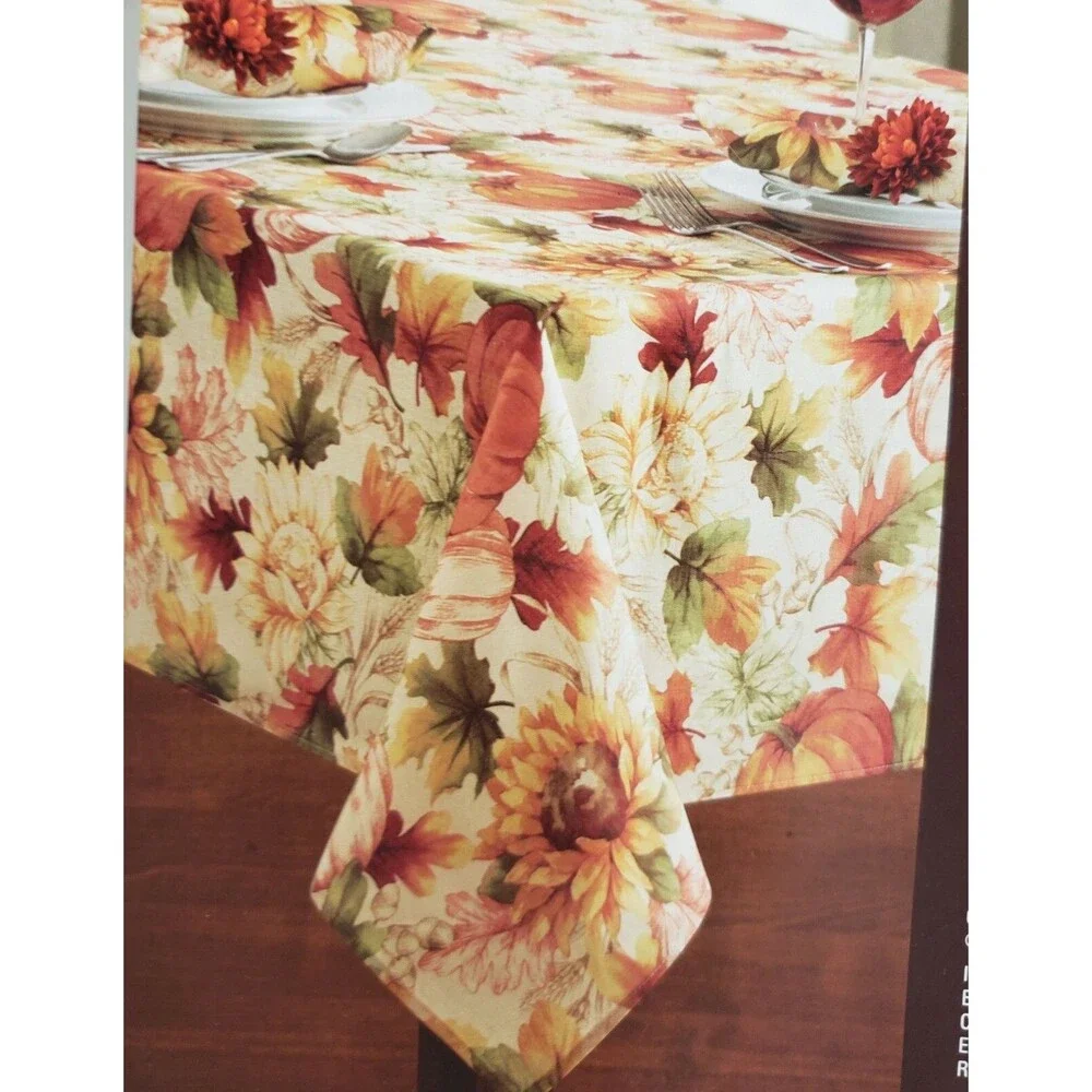 Printed Fabric Tablecloth 60